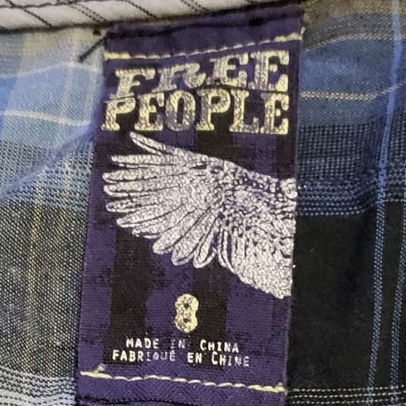 Free People Ruffled Plaid Shirt - Picture 6 of 9